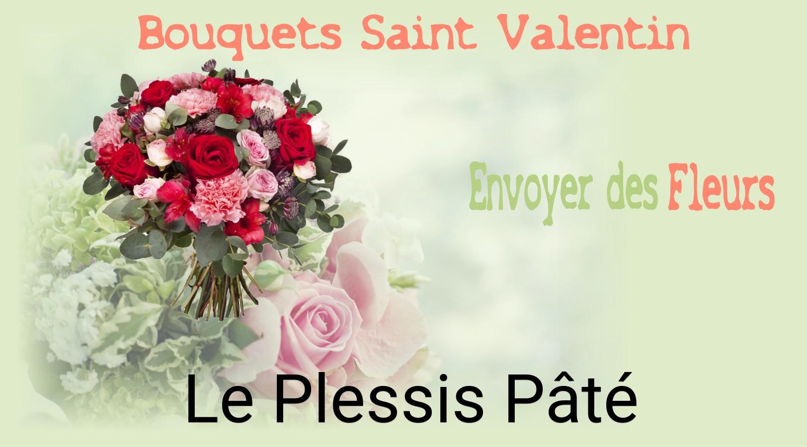 Roses de Saint-Valentin livrées à Le Plessis-Pâté